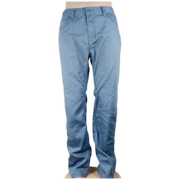 Prana Men's Blue Metallic Bridge Slim-Fit Outdoor Trail Hiking Pants Size 36X34